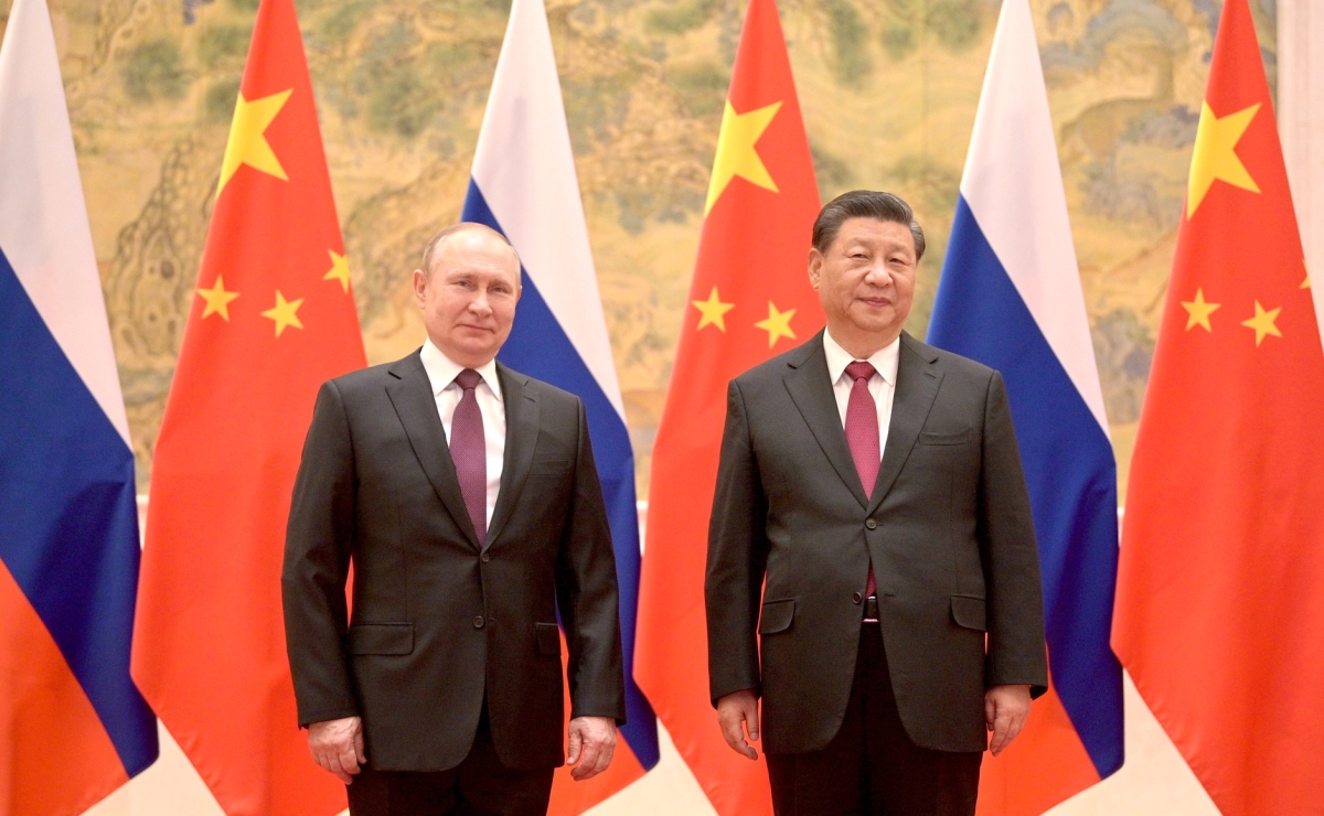 Russia's Vladimir Putin and China's Xi jinping