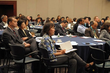 Participants at Asia Society's second annual Diversity Leadership Forum in New York City on May 17, 2010. (Elsa Ruiz/Asia Society)