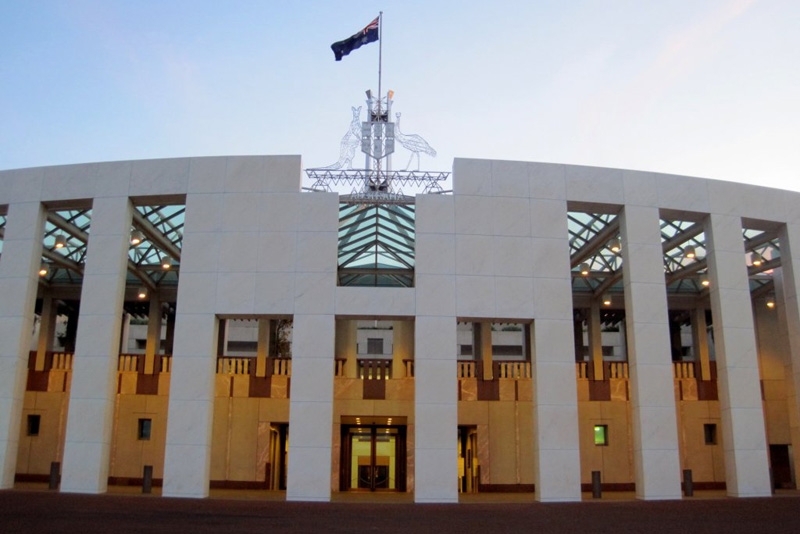 Parliament House, Canberra, Australia. 