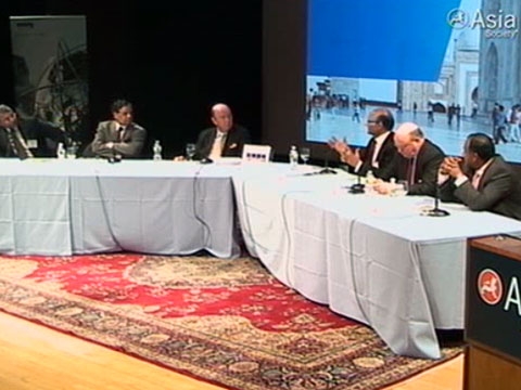 Panelists at Asia Society's 2011 Indian Union Budget discussion in New York on Mar. 1, 2011. 