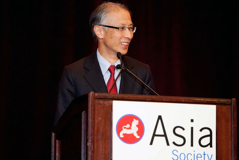 President and CEO of Union Bank Masashi Oka at the Ritz-Carlton Hotel in San Francisco on May 11, 2012. (Asia Society Northern California)