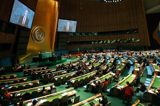 The United Nations General Assembly in session. (Mario Tama/Getty Images)