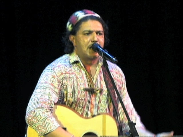 Arieb Azhar in concert in New York City on July 3, 2012. 