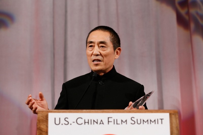 Acclaimed director Zhang Yimou receives the Lifetime Achievement Award at the 2015 Asia Society U.S.-China Film Summit and Gala on Thursday, November 5, 2015, in Los Angeles. (Ryan Miller/Capture Imaging)