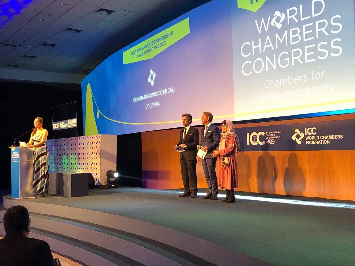Manizha Wafeq and the AWCCI at the 2019 World Chambers Competition