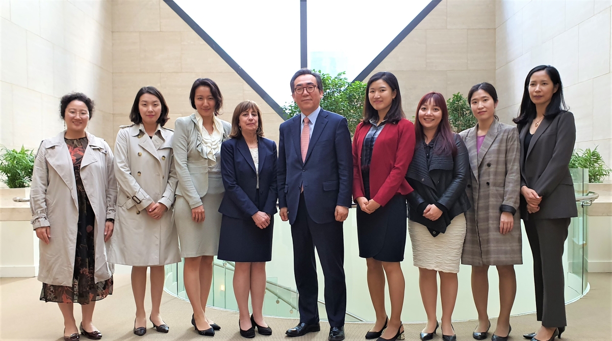 ASPI Emerging Leaders with Amb. Cho Tae-Yul