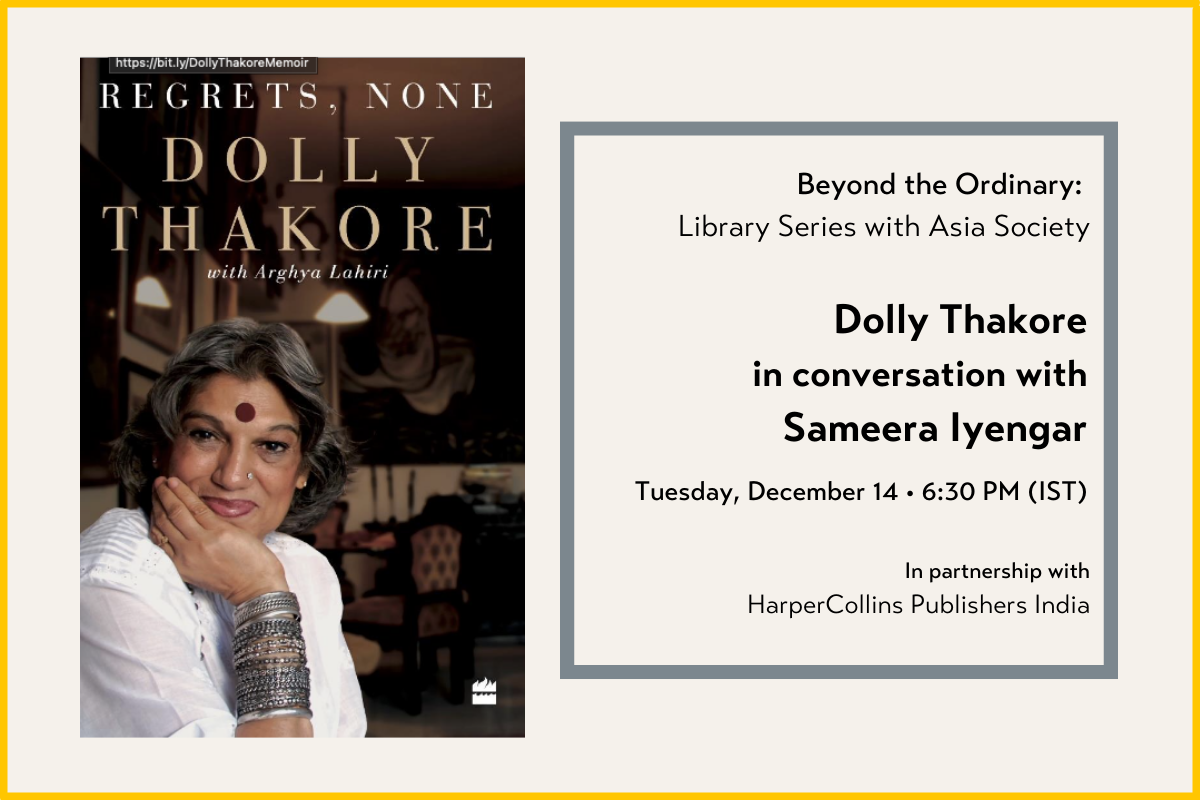 Regrets, None | Dolly Thakore in conversation with Sameera Iyengar