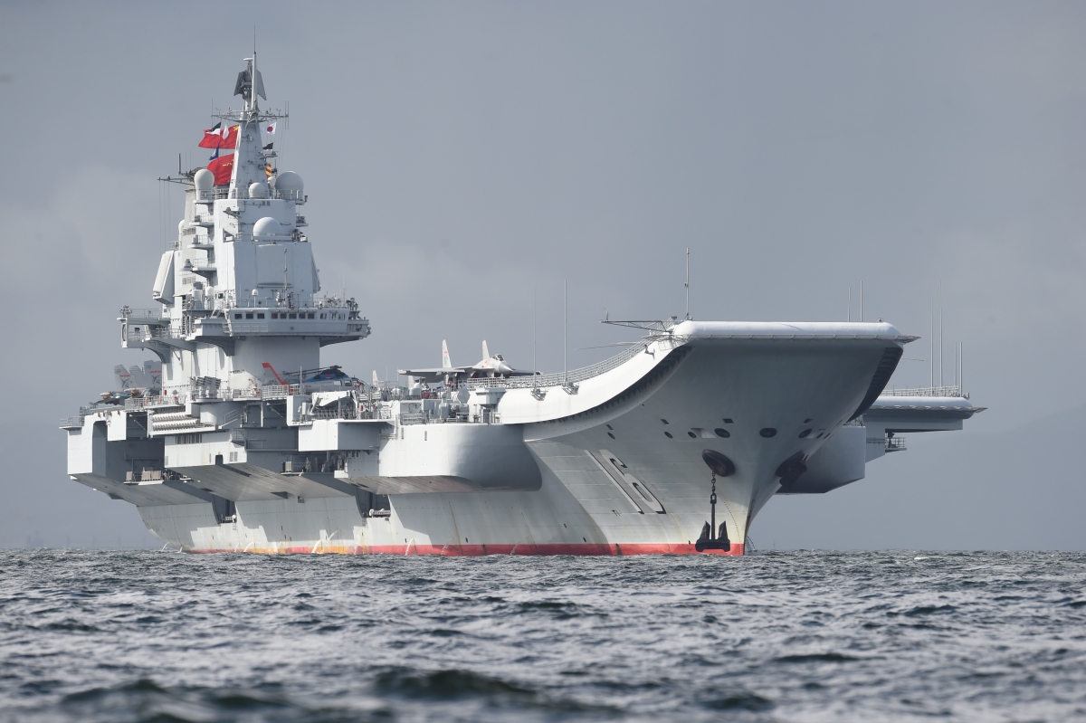 China's sole aircraft carrier, the Liaoning