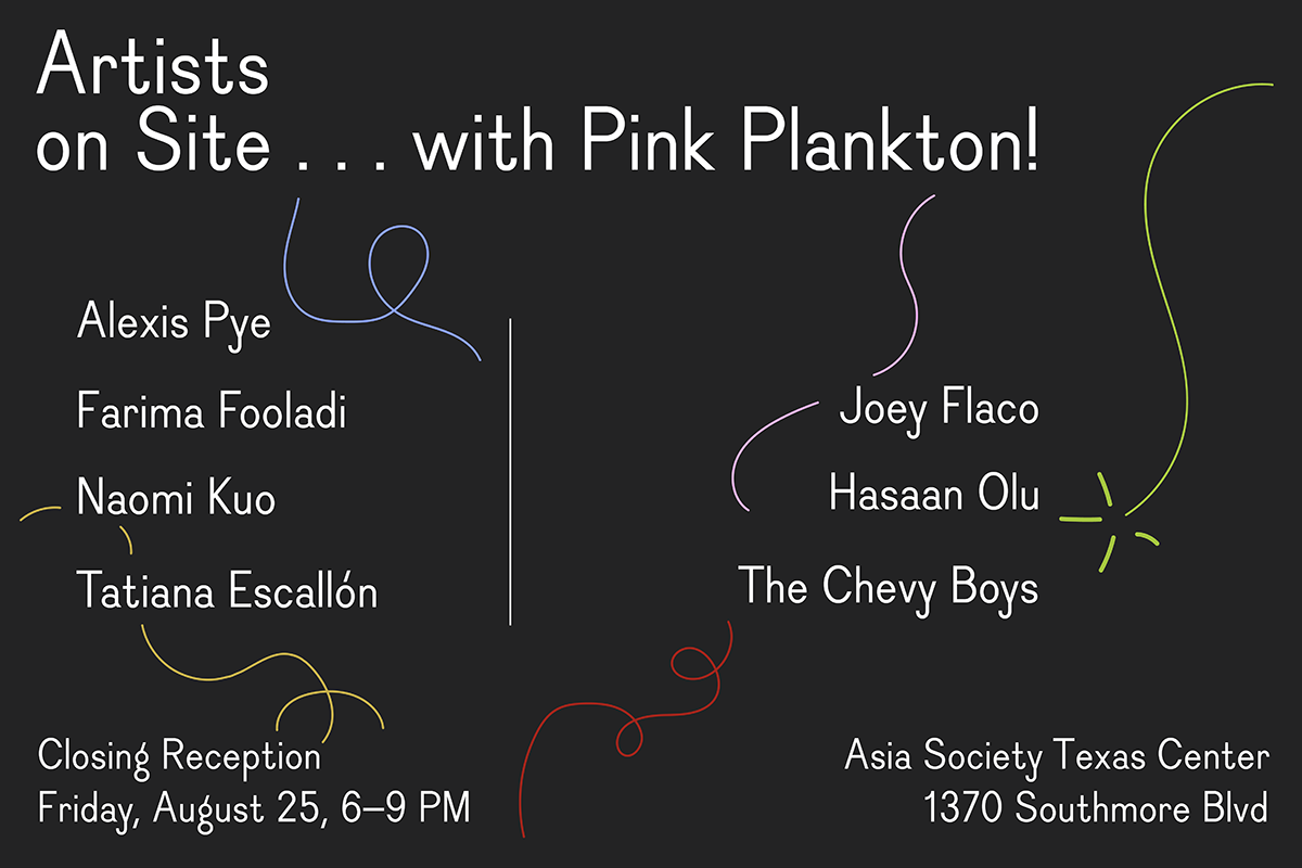 'Artists on Site' Series 4: Closing Reception With Pink Plankton!