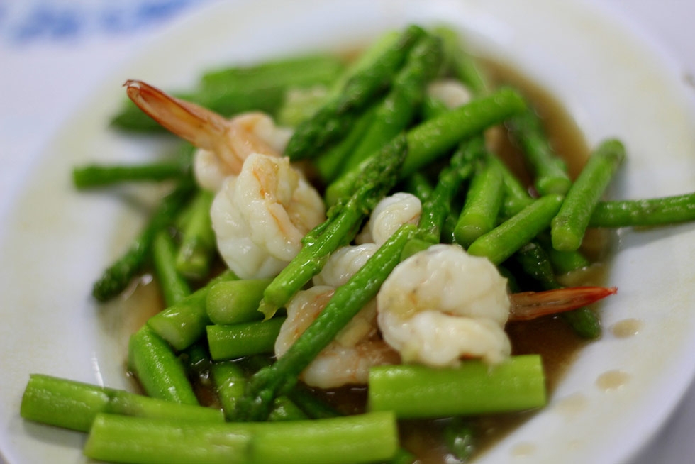 Thai Asparagus and Shrimp (Photo by Shiv/flickr)