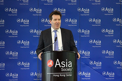 HSBC Group Chief Economist Stephen King at Asia Society Hong Kong Center on July 24, 2013. (Stephen Tong/Asia Society Hong Kong Center) 