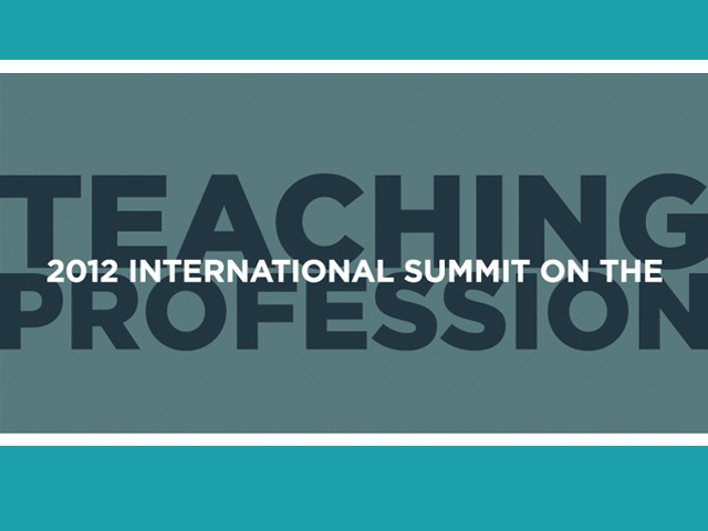 2012 International Summit on the Teaching Profession