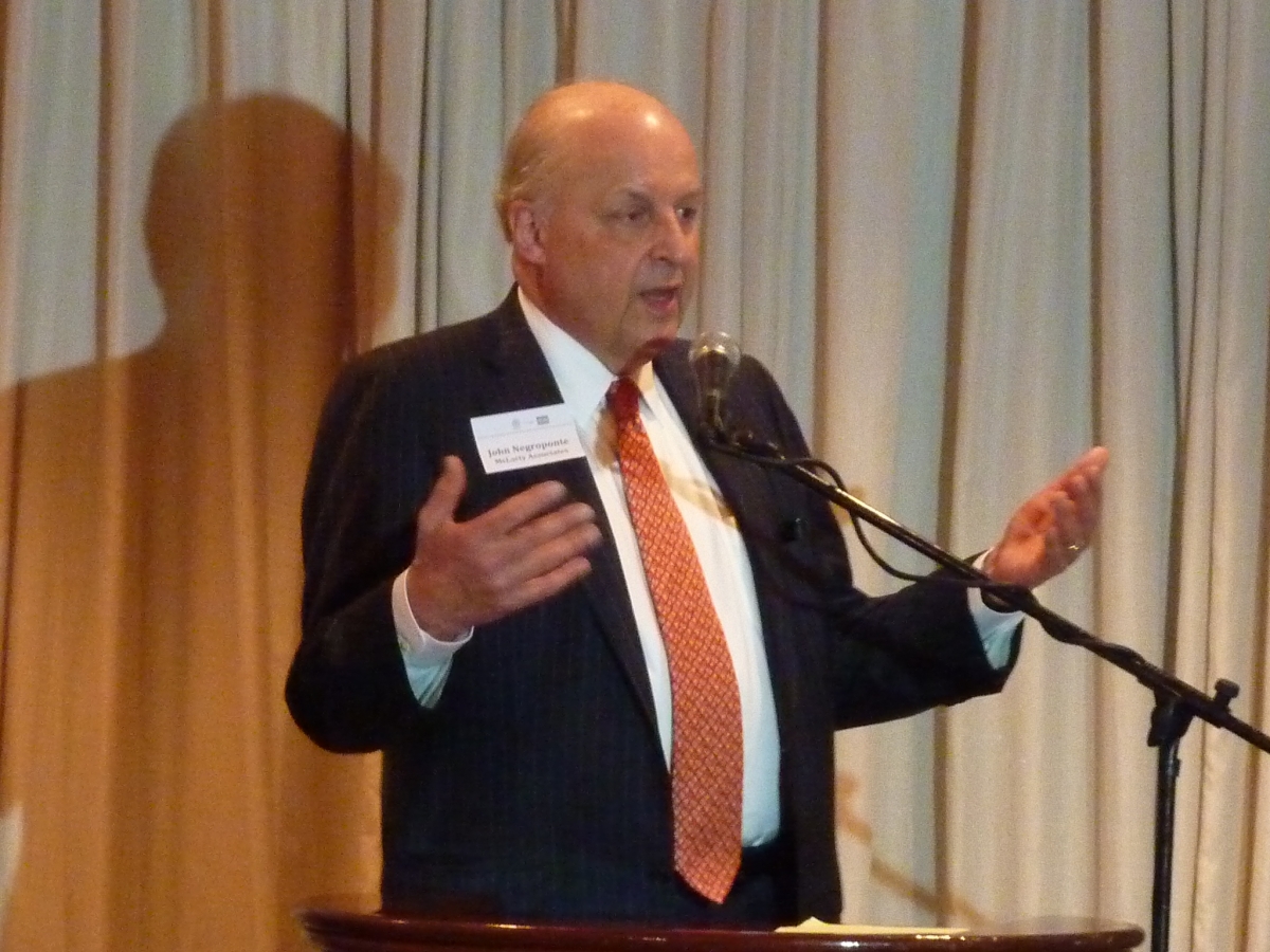 John D. Negroponte at the Tower Club Luncheon