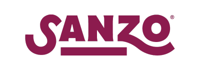 Sanzo maroon logo