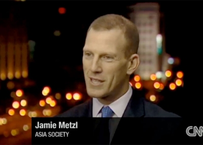 In this screen grab, Asia Society's Jamie Metzl speaks with CNN in Seoul, South Korea. 