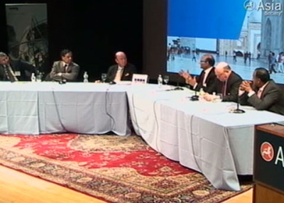 Panelists at Asia Society's 2011 Indian Union Budget discussion in New York on Mar. 1, 2011. 