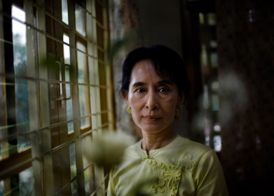 Aung San Suu Kyi. (Drn/Getty Images)