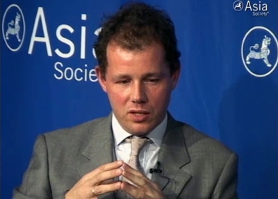 Author Christopher de Bellaigue at Asia Society New York on May 15, 2012. 