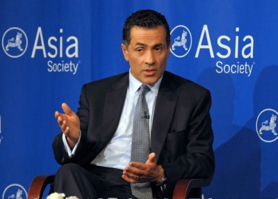 Foreign policy analyst Vali Nasr speaking at Asia Society New York on June 17, 2013. (Elsa Ruiz/Asia Society)