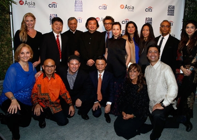 Winners of Asia Society's inaugural Asia Game Changers Awards at the United Nations in New York City on Oct. 16, 2014. (Jim Celeste/Patrick McMullan)