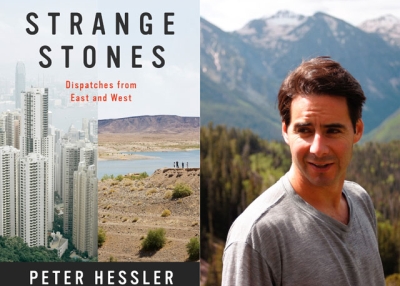 "Strange Stones" (Harper Collins, 2013) by Peter Hessler (R). (Hessler photo: Darryl Kennedy)