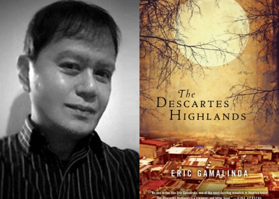 Eric Gamalinda (L), author of "The Descartes Highlands" (Akashic Books, 2014).