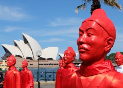 The Lanterns of the Terracotta Warriors in Sydney. (Jonathan O'Donnell/Flickr)