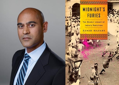 "Midnight’s Furies: The Deadly Legacy of India’s Partition" (Houghton Mifflin Harcourt, 2015), a new book by Nisid Hajari (L). (Author photo: Courtesy of Houghton Mifflin Harcourt)