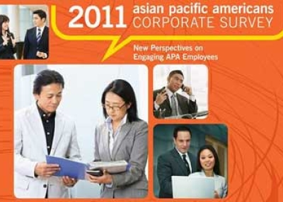Detail from the cover of Asia Society's 2011 Asian Pacific Americans Corporate Survey.