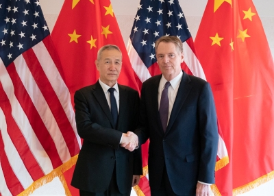 Lighthizer and Liu He meet in April 2019