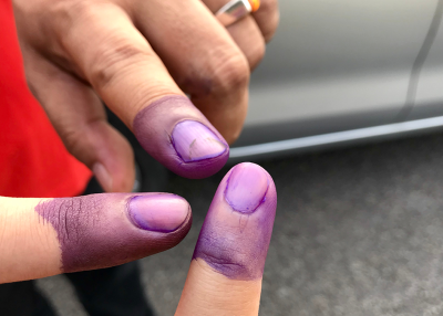 Inked fingers Malaysia election - Yati Yahaya - Shutterstock