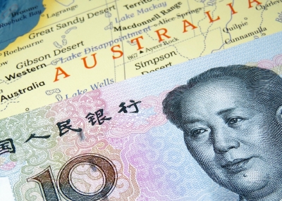 Yuan on the map of Australia – Oleg Elkov 