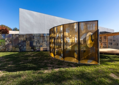 Installation view of ‘Rafael Domenech and Tomas Vu: Heat Silhouette,’ Asia Society Texas, November 11, 2023 – June 2, 2024. © Alex Barber