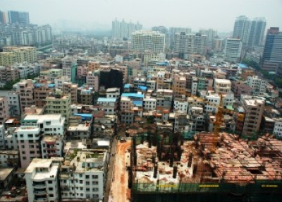 A bird's-eye view of Shenzhen.