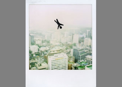 Mimi Youn (Korea and UK), I Am Falling (2007), from the series Mememimi, Polaroid print. (Courtesy of the artist)