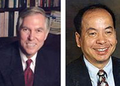 John Hardman (L) and Yawei Liu (R).
