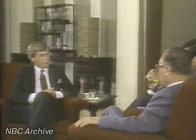 Brokaw's historic Meet the Press interview with Zhao Ziyang.