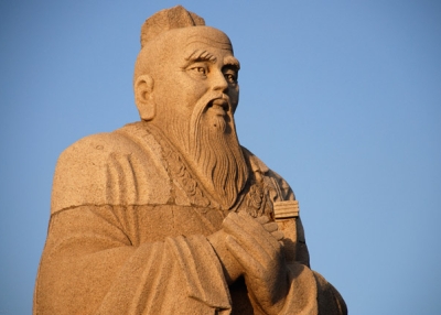 Statue of Confucius in Yueyang, China. (Steve Webel/flickr)