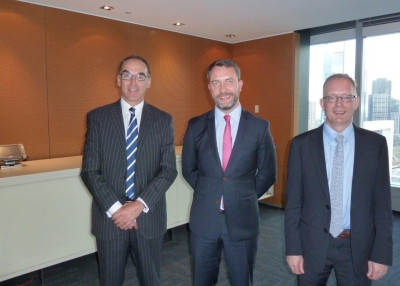 Gerard Dalbosco, EY; Philipp Ivanov, Asia Society Australia and Stephen Joske, AustralianSuper