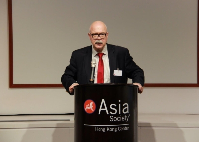 Dmitri Trenin, Director of Carnegie Moscow Center, at "The Ukraine Crisis and Its Implications for Russia's Policy in Asia" presentation at Asia Society Hong Kong on June 12, 2014. (Asia Society Hong Kong Center)