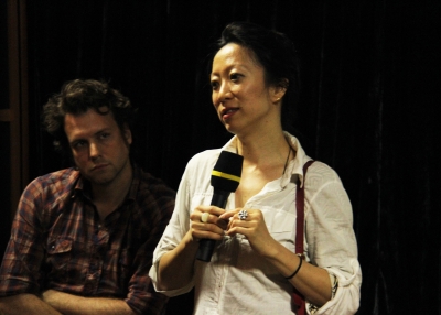 'Beijing Taxi' director Miao Wang at Asia Society Hong Kong Center on June 2, 2012. (Wendy Tang/Asia Society Hong Kong Center)