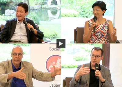 Startup Nation Japan Speakers: Makoto Takano, Founder & CEO, D4V; Kathy Matsui, General Partner, MPower; Paul McInerney, General Partner, Incubate Fund; Jesper Koll, Policy Committee Chair, Asia Society Japan