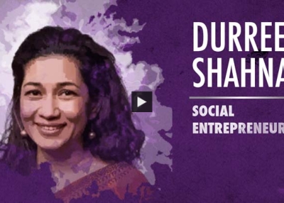 Durreen Shahnaz Accepts Asia Society Asia Game Changer Award 