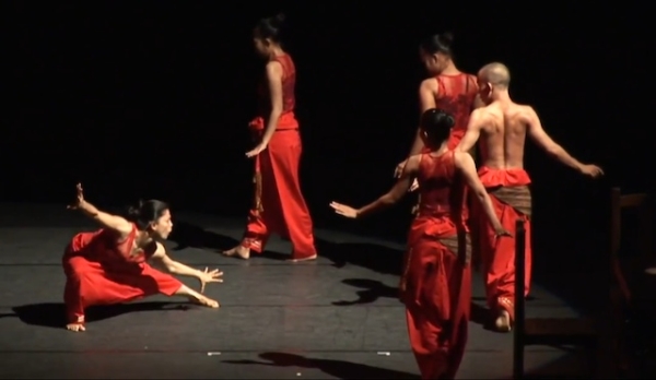 Indonesian dance troupe Nan Jombang performing 'Rantau Berbisik.' (http://youtu.be/Yr5o5TxxL3k)