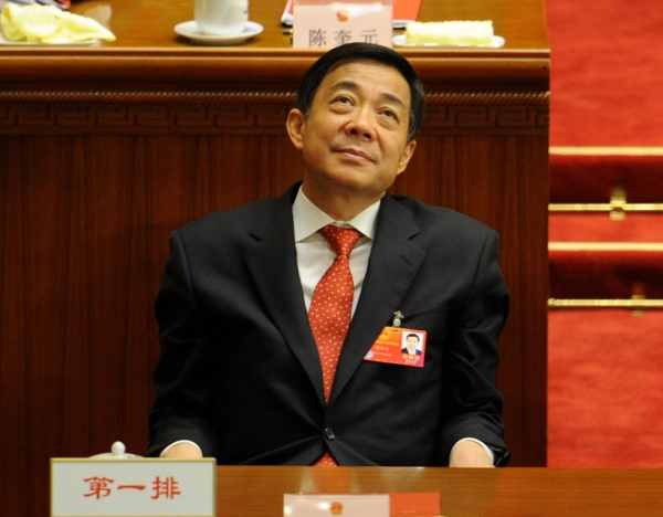 Bo Xilai, Communist Party chief in Chongqing, made headlines when he was stripped of his posts and investigated along with his wife in the death of a British businessman. Photographed at the closing ceremony of the National People's Congress in Beijing on March 14, 2012. (Mark Ralston/AFP/Getty Images)
