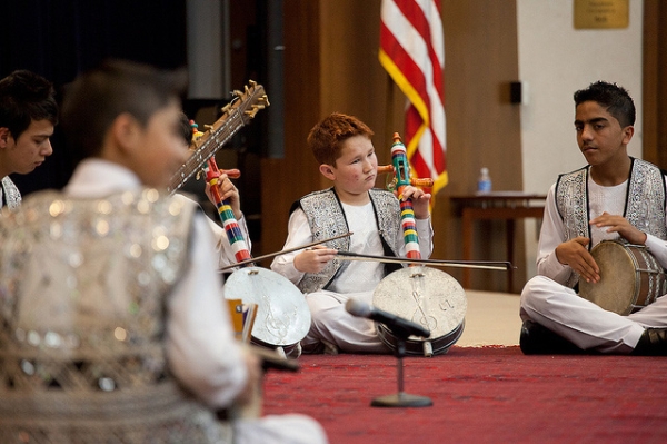 The Afghanistan National Institute of Music visited the U.S. Department of State to perform traditional Afghan music on February 4, 2013. (U.S. Dept of State: South and Central Asia/ Flickr)