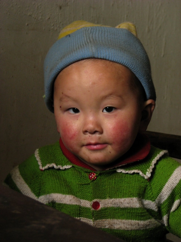 A child in Qixin. (Dan Washburn)