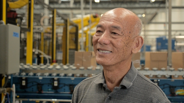 David Tran, founder of Huy Fong Foods, which supplies the popular version of Sriracha in the U.S. An ethnic Chinese Vietnamese farmer who had grown chili peppers and produced and sold chili sauce near Saigon, he arrived in the U.S. in 1980 following the Vietnam War. (Griffin Hammond)