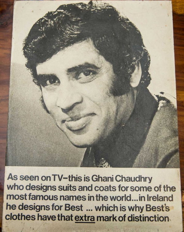 A 1970s Irish advertisement touting Chaudry's skills demonstrates how his renown had spread throughout the British Isles. (Saad Sarfraz Sheikh)