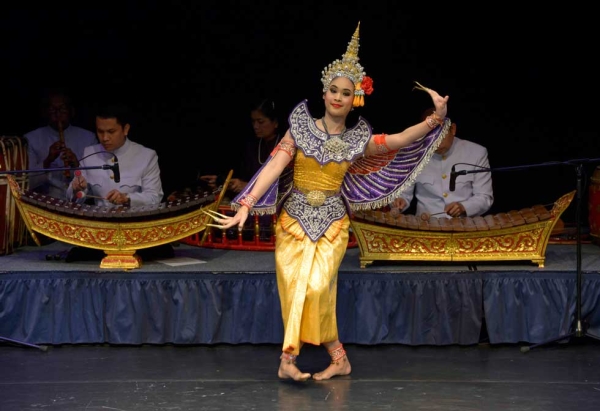 The Royal Thai Embassy and Asia Society presented a night of Thai classical dance (Khon) and Thai puppetry at Asia Society New York on Oct. 3, 2013. (Elsa Ruiz/Asia Society)